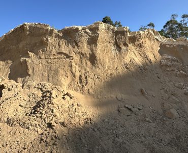 Arena fina cribada acopio